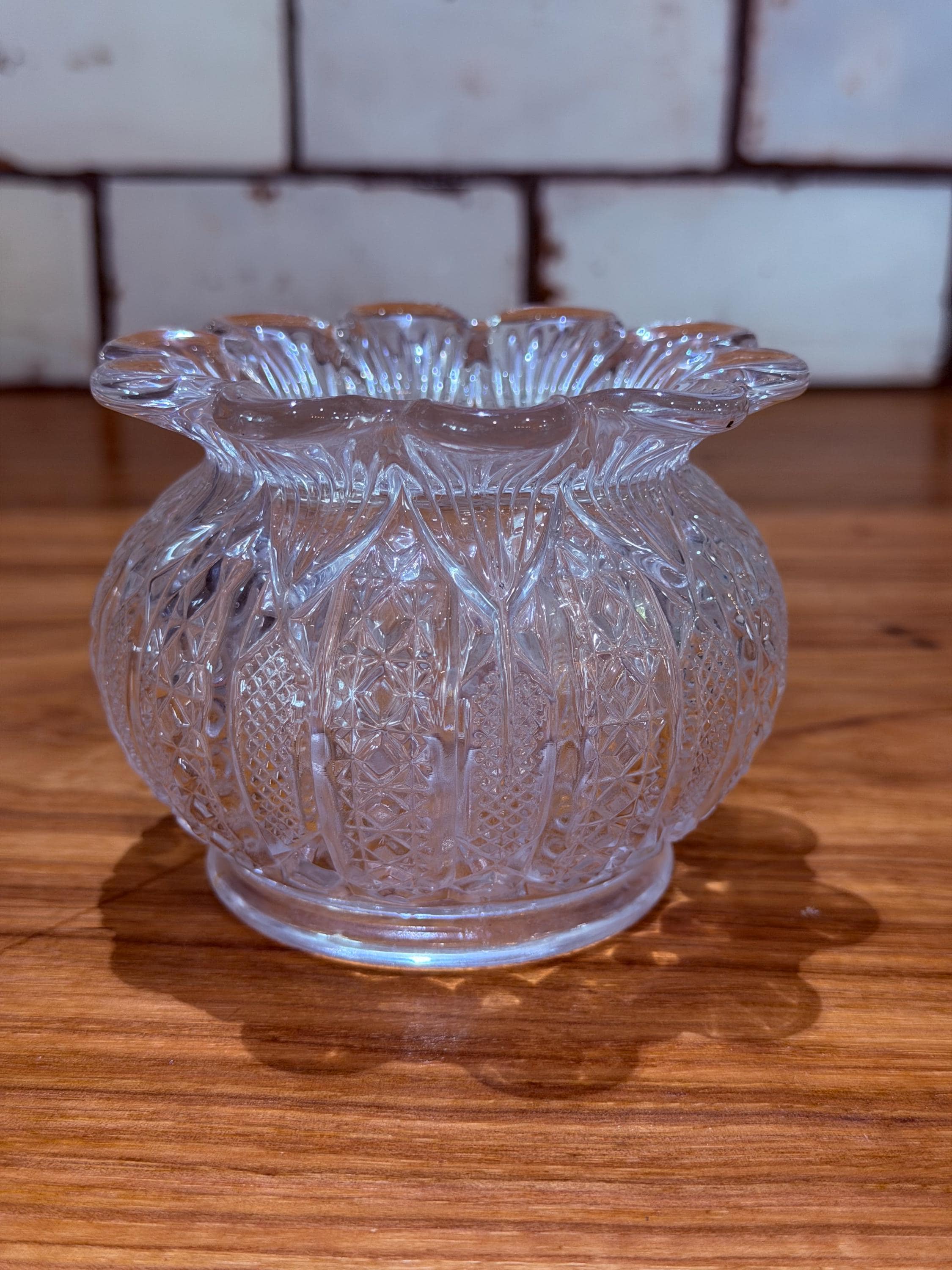 Antique Jos Kuhn & Son Champagne Glass Toothpick Holder