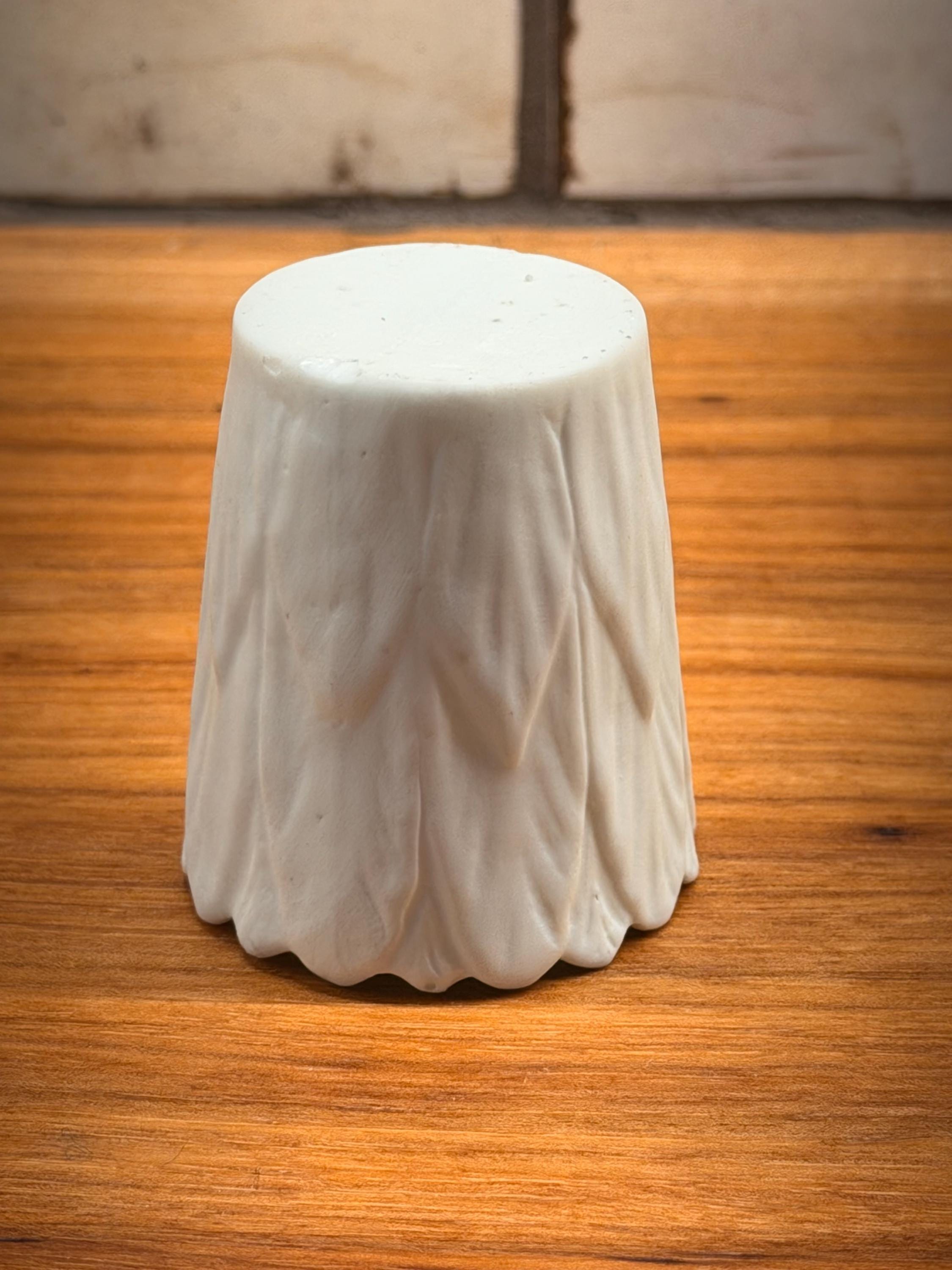 Vintage Bisque Porcelain Bud Vase | Miniature Floral Vase | Cottage Decor | Toothpick Holder