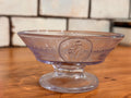 Antique Amethyst Pressed Glass Compote | Richards Hartley Cupids Venus Pedestal Bowl