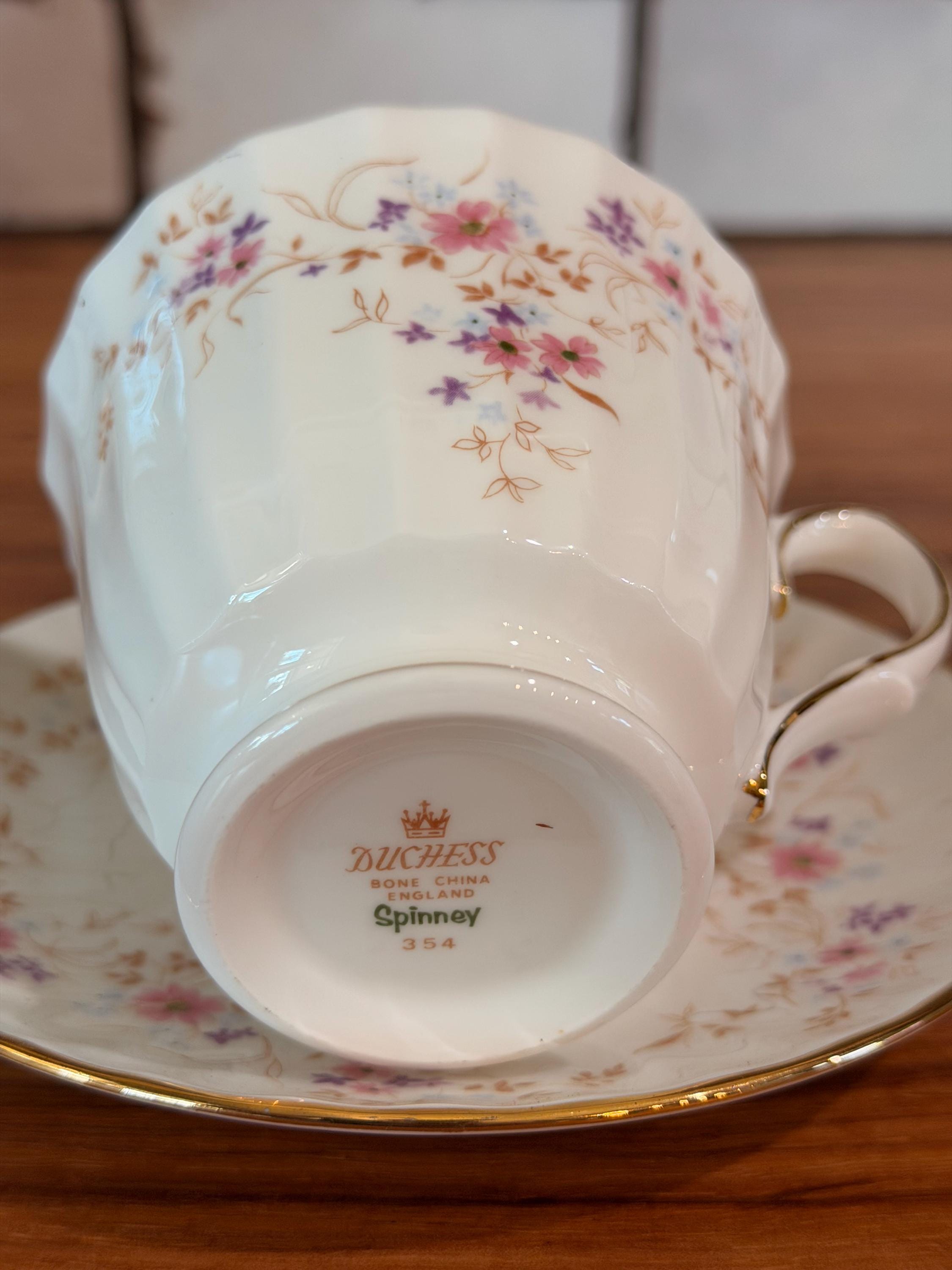 Vintage Duchess Bone China Spinney 354 Teacup and Saucer