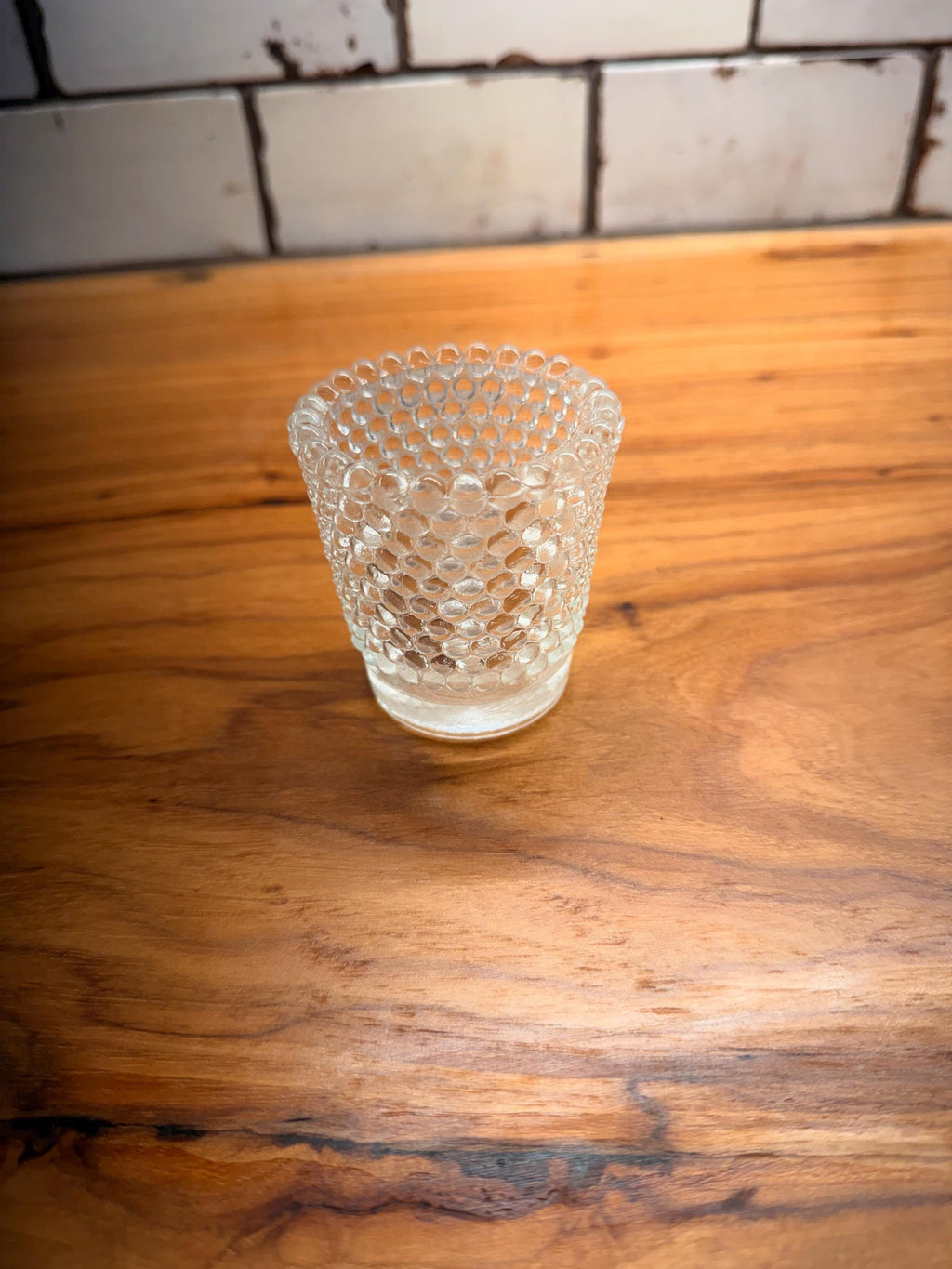 Vintage Clear Hobnail Glass | Fenton Style