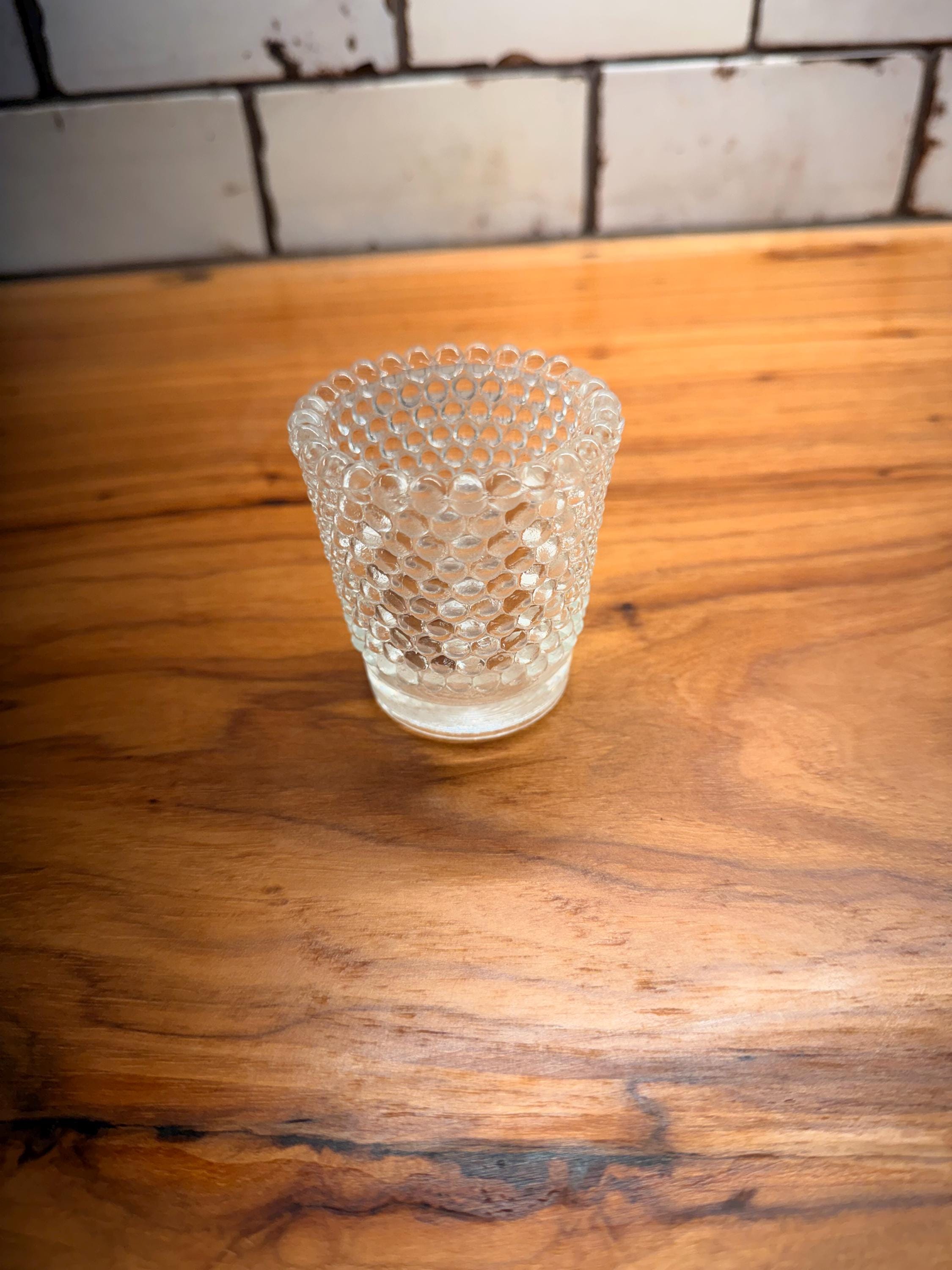 Vintage Clear Hobnail Glass | Fenton Style