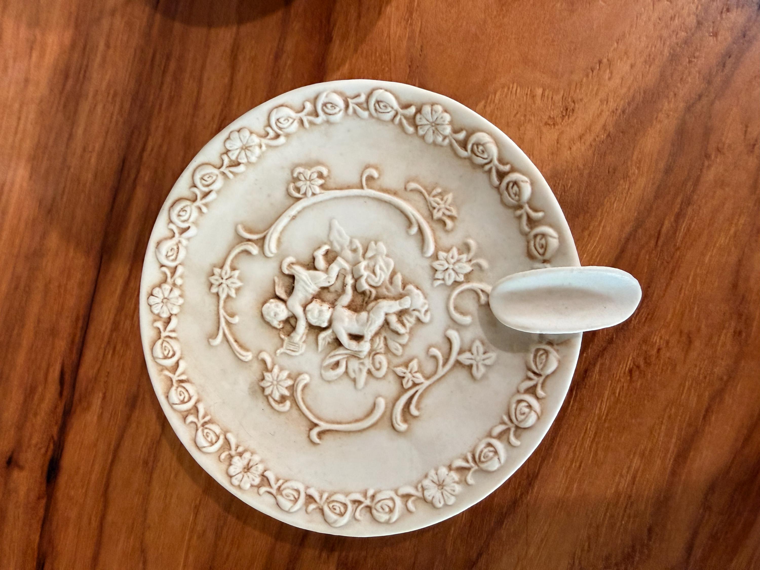 Vintage Lefton China Cherub Smoking Set – 3 Pieces