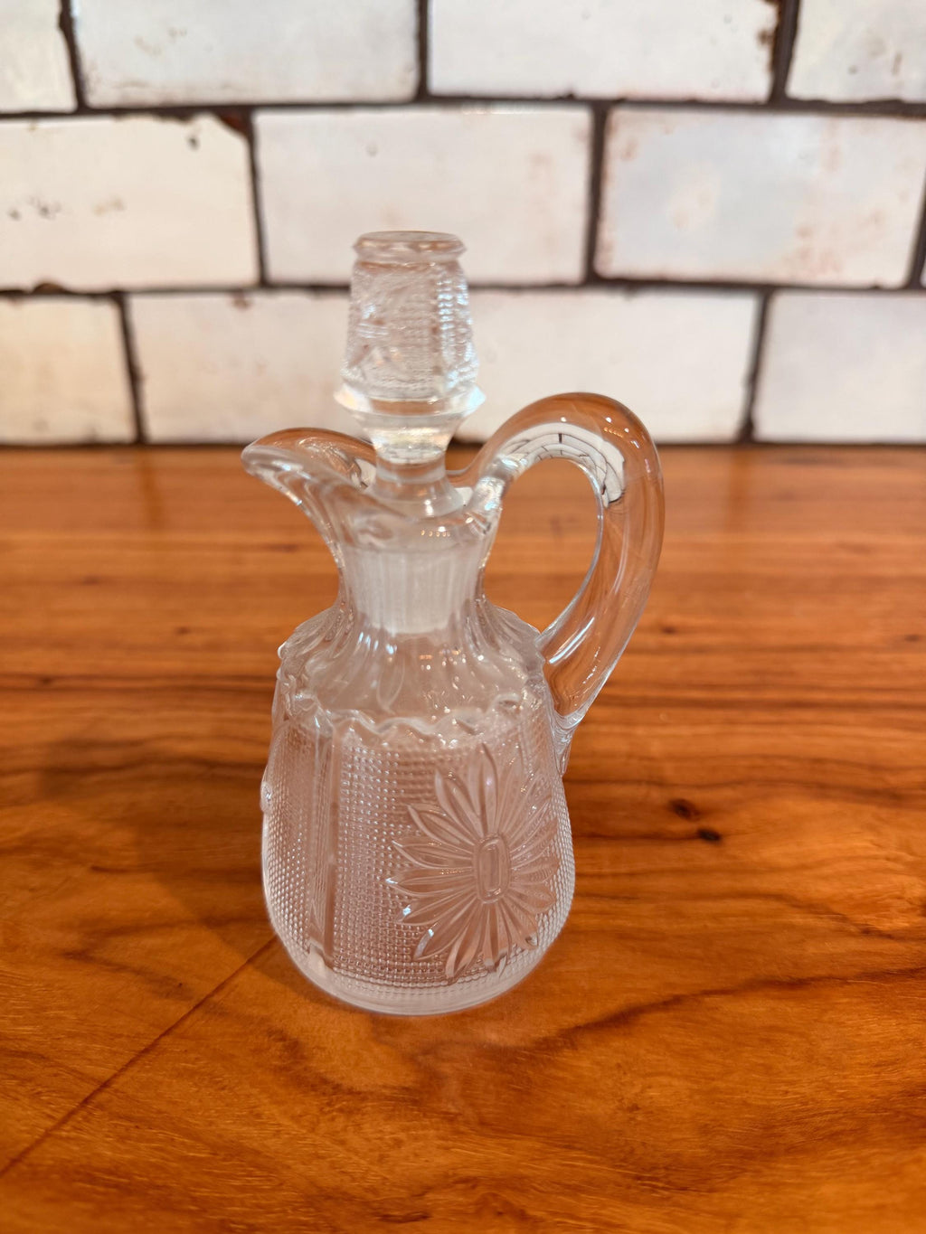 Vintage Westmoreland Glass Princess Cruet with Original Stopper