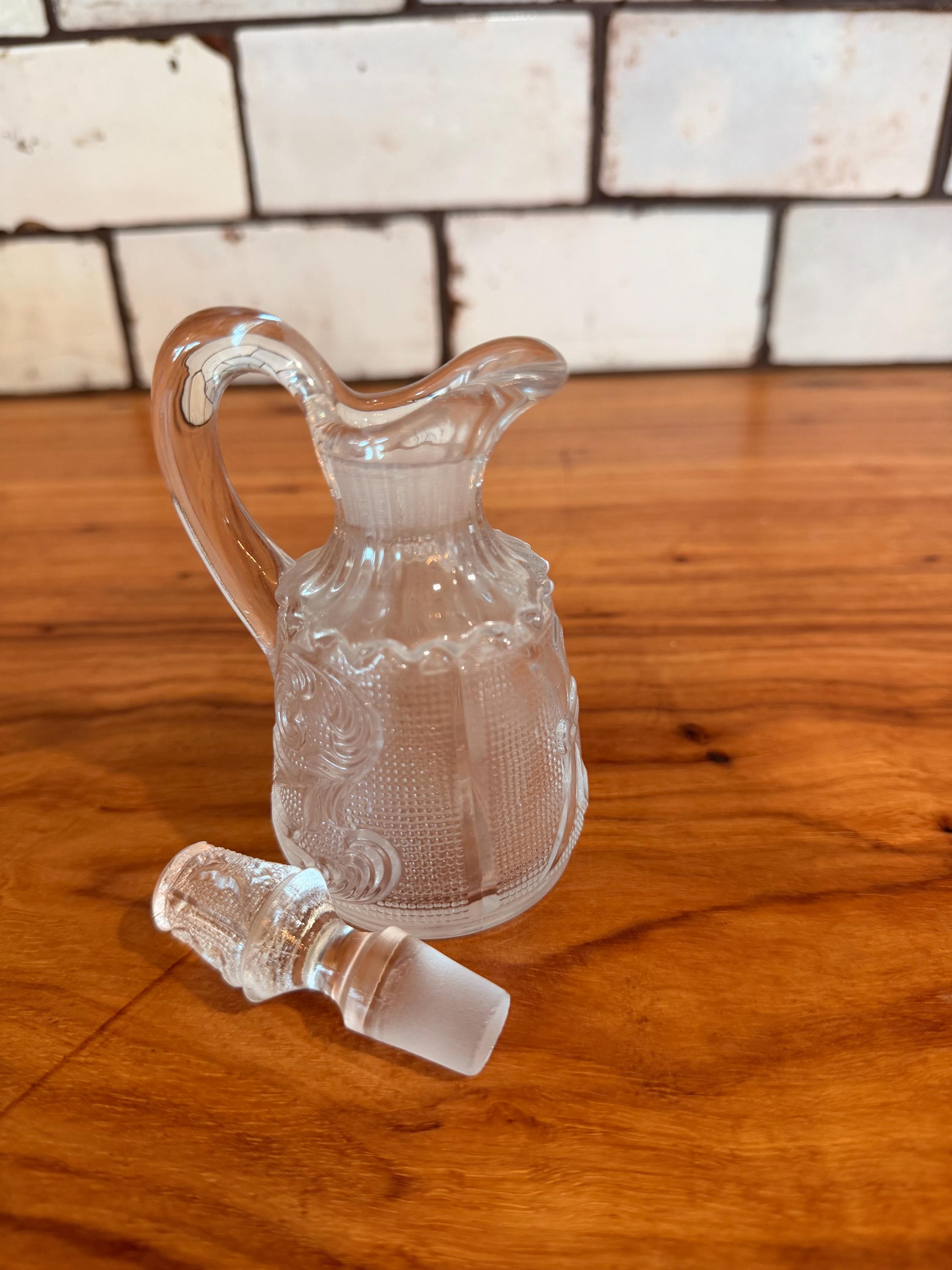 Vintage Westmoreland Glass Princess Cruet with Original Stopper