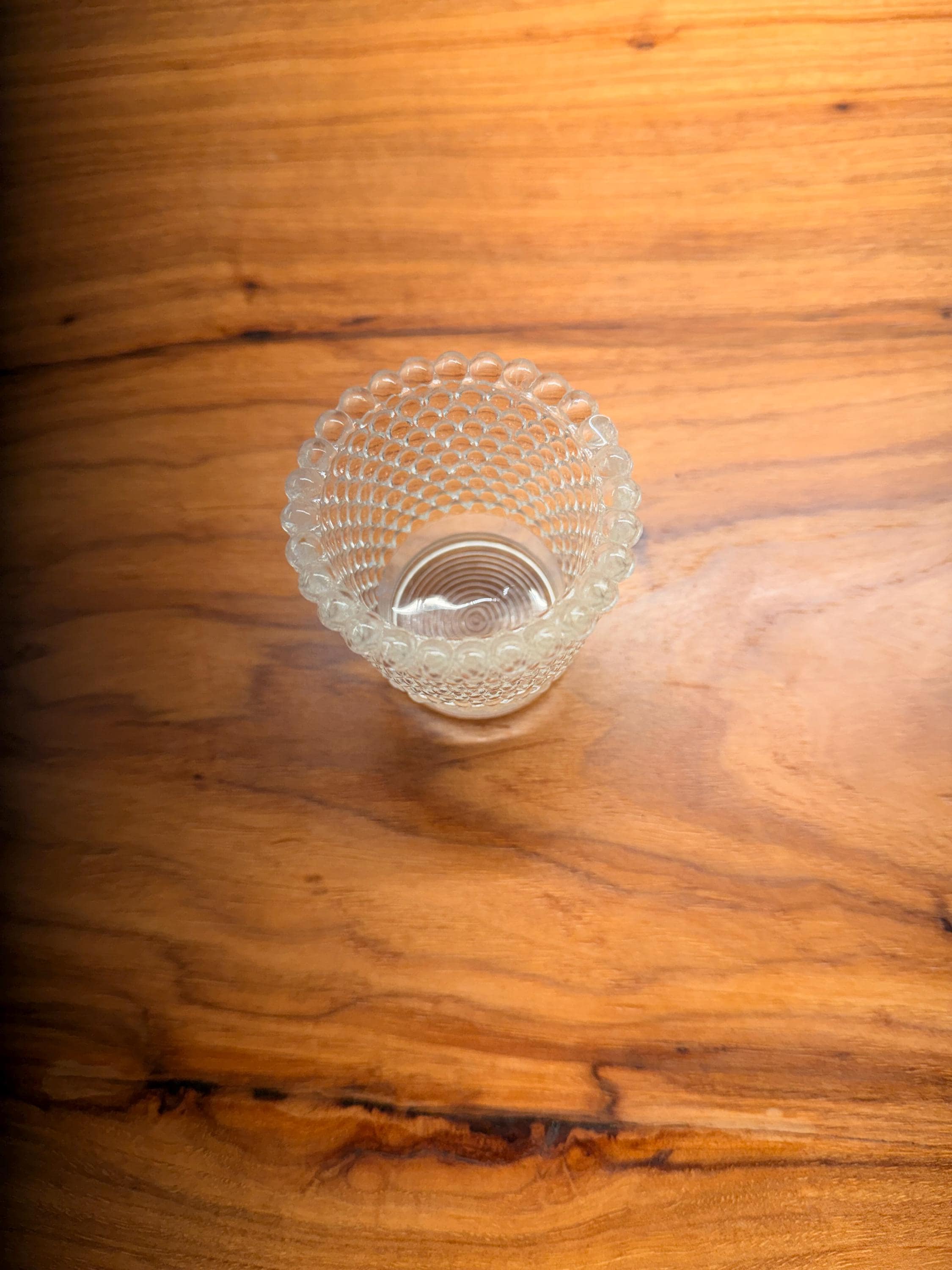 Vintage Clear Hobnail Glass | Fenton Style