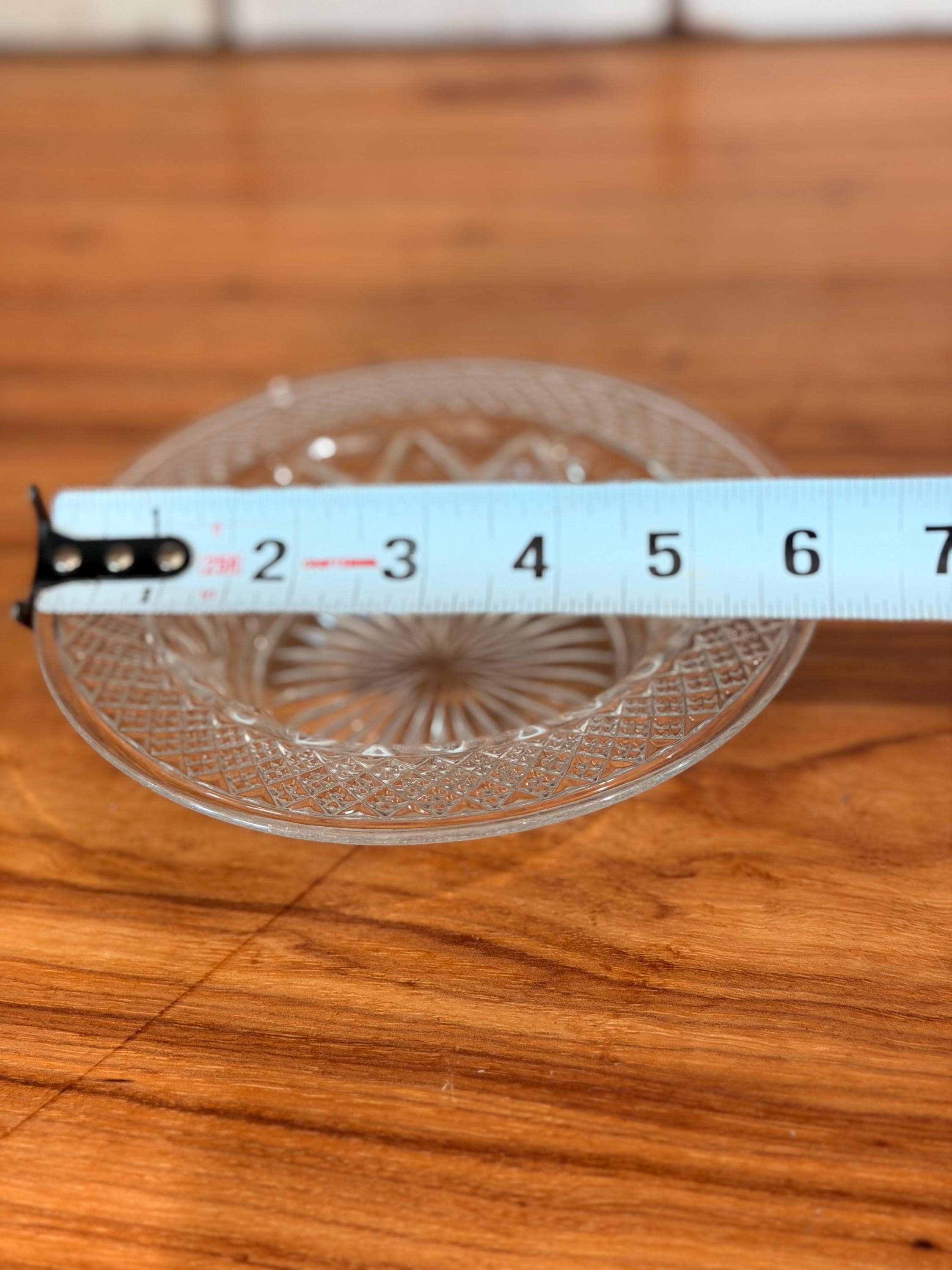 Vintage Imperial Glass Cape Cod Bowl | Clear Pressed Glass Dessert Dish