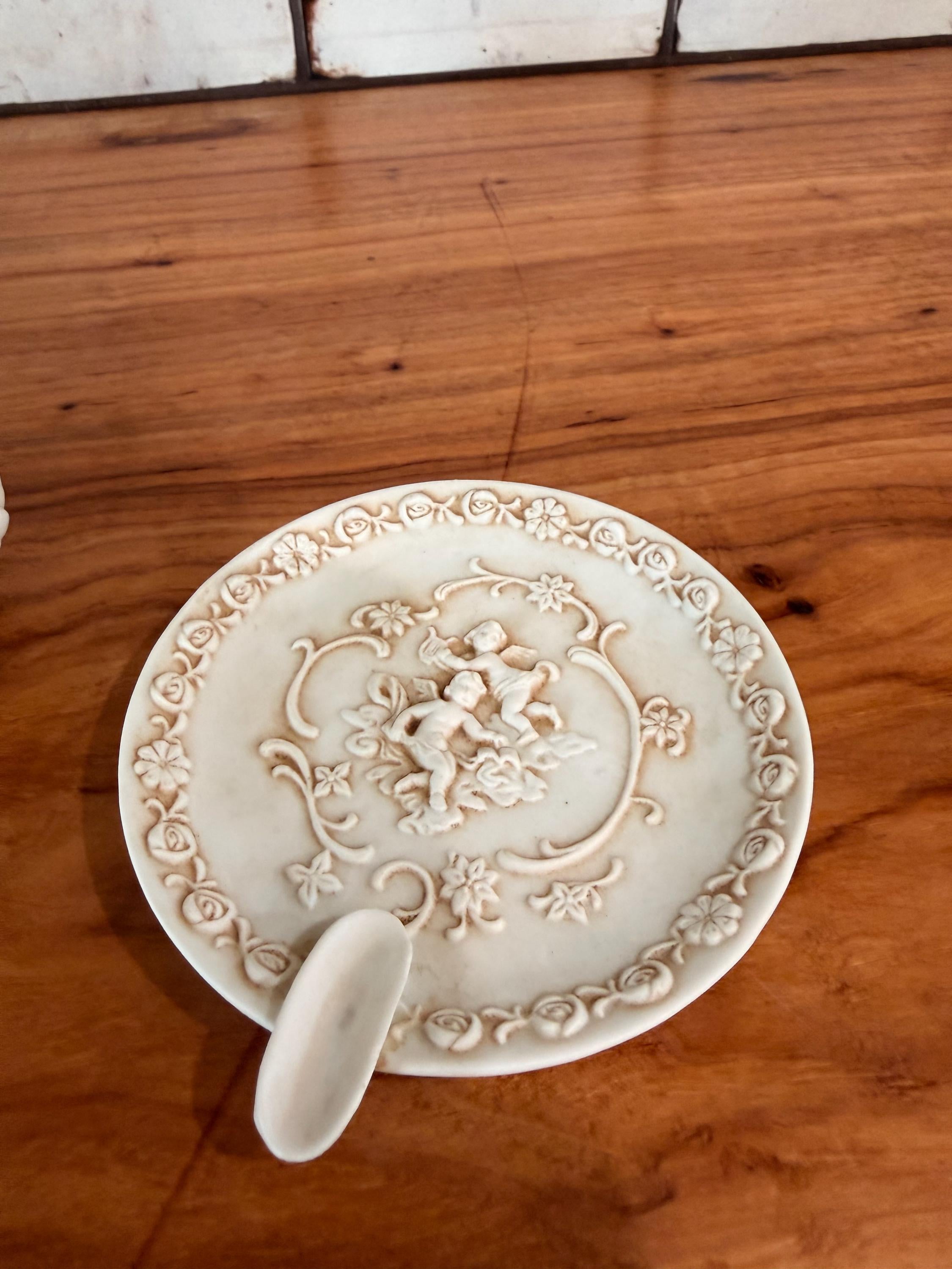 Vintage Lefton China Cherub Smoking Set – 3 Pieces