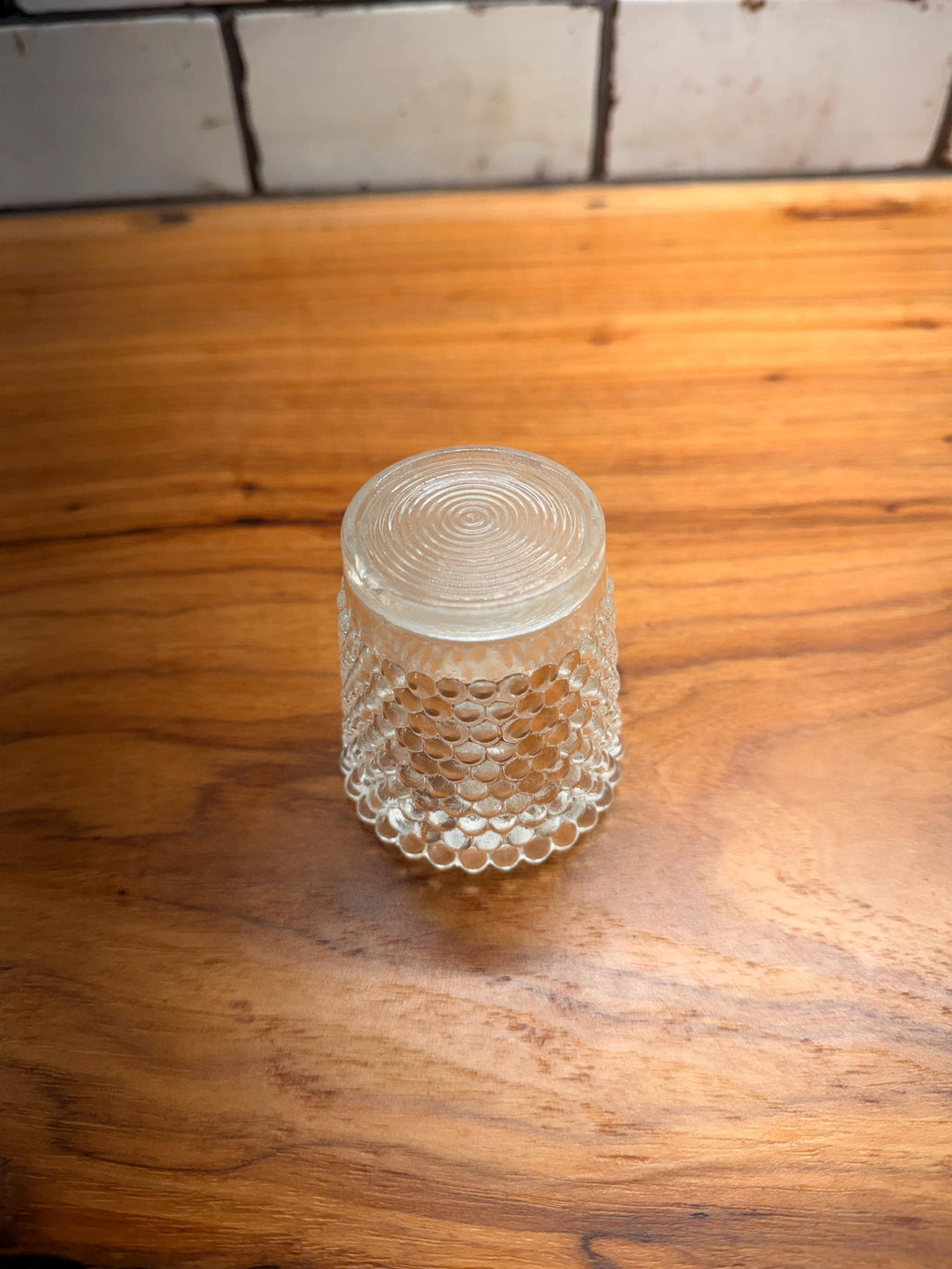 Vintage Clear Hobnail Glass | Fenton Style